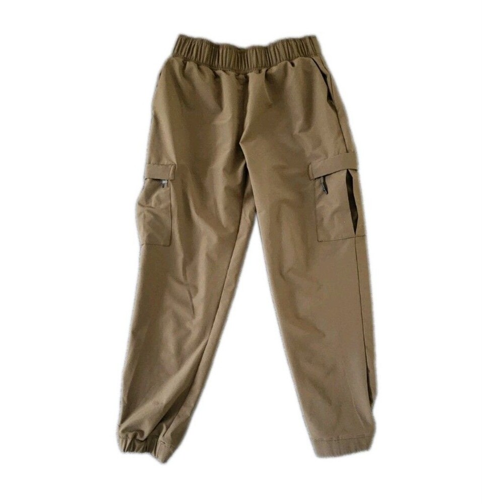 Mondetta Outdoor Project Mens M Joggers Olive Green Stretch Active Pants Pull On